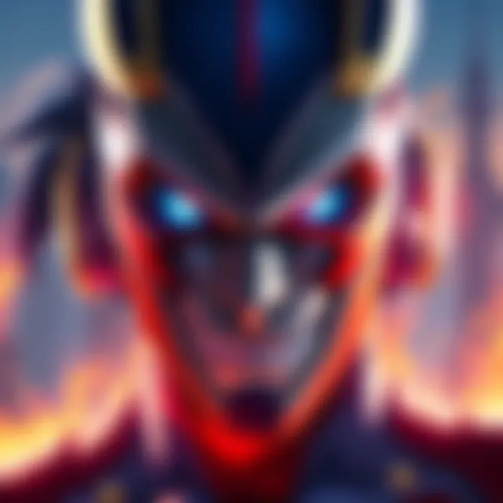 Creative character designs showcasing unique expressions and styles inspired by All Might's iconic face