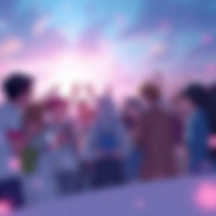 Fans gather excitedly to discuss character growth and plot twists for Volume 10, showcasing their favorite moments and hopeful predictions.