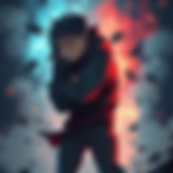 A character stands with their hands clenched, showcasing frustration as they struggle to use their hidden abilities. The expression on their face reflects conflict between potential and plot restrictions.