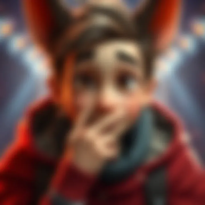 A creative character named Hobbs with a thoughtful expression, reflecting the personality traits associated with the name