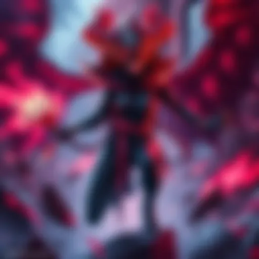 Fiend character Power showcasing her unique features and stance, emphasizing her energetic and fierce personality.