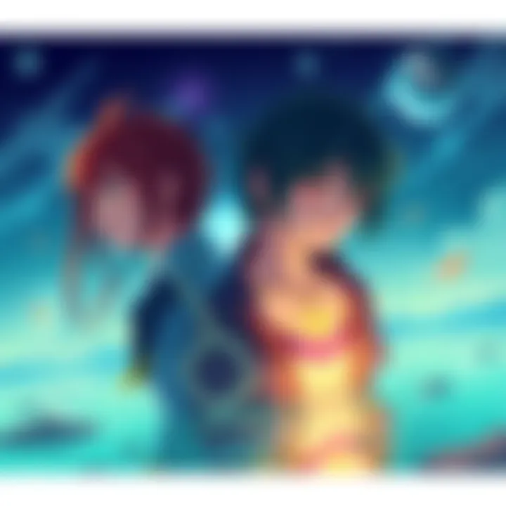 Illustration showing characters from Stone Ocean reflecting on their journeys, showcasing emotional moments and connections as they find closure.