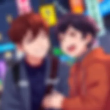 A character smiling warmly at Shinso, showcasing a special bond between them.
