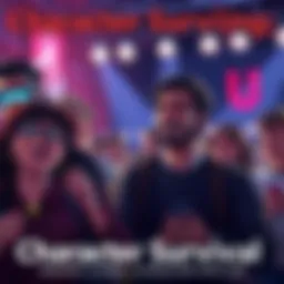 Fans discussing the survival of a favorite character with excitement