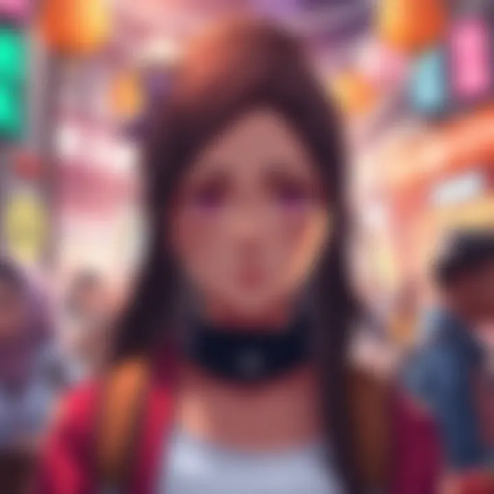 A reimagined version of Sakura with a different ethnic background, showcasing diversity in fan art.