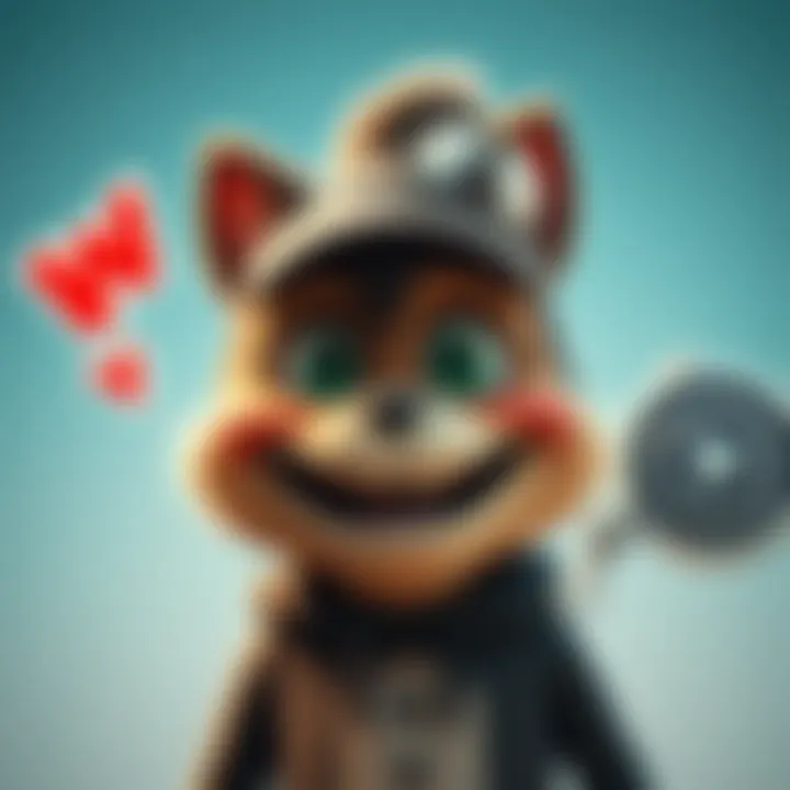 A cartoon character appears to say the word 'weez', with a playful expression and sound effects around it.