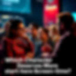 Group of people sharing their thoughts on which TV characters deserve more screentime in a lively discussion