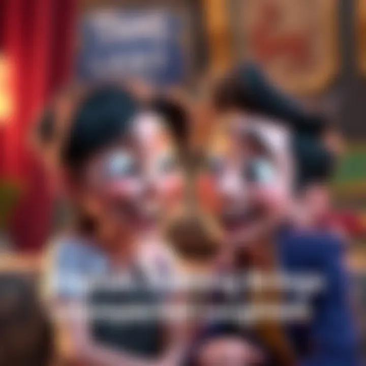 Two animated characters share a funny moment, laughing with exaggerated expressions that enhance the humor of the scene
