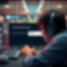 A frustrated person looking at a computer screen showing checkout error messages on an online shopping site.