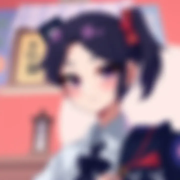 A stylized illustration of Chigiri, showcasing his distinct features and style, with a focus on his expression and outfit that challenge gender stereotypes.