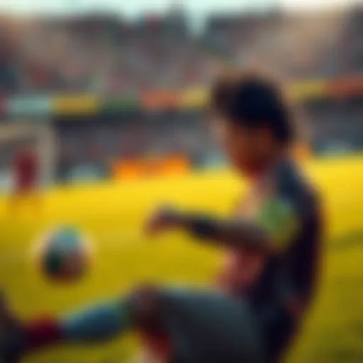 Chigiri positioned strategically on the field, marked against the fullback, showcasing intense gameplay.