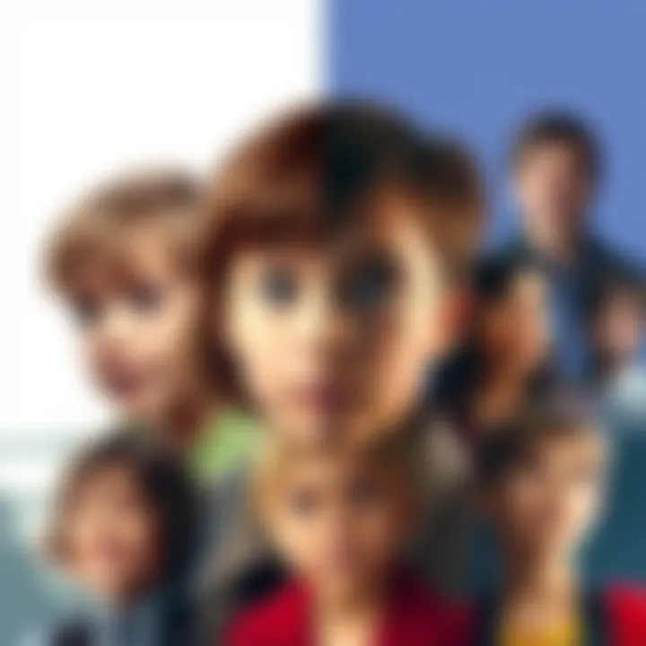 Collage showing child actors from famous films growing up into adults in the industry