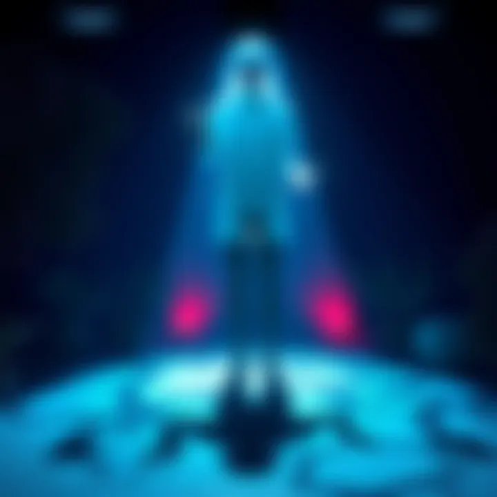 A figure manipulating shadows in a dark garden, showcasing control over shadow forms and teleportation effects.