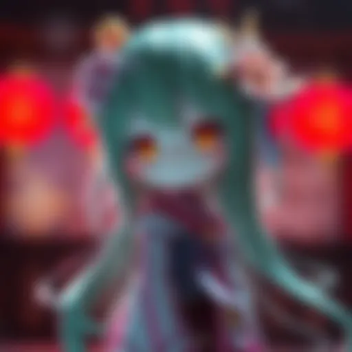 A detailed view of the new Chobits Chi figure by Oriental Forest showcasing its design and features.