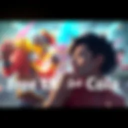 Choice between Free EX and Cola A player contemplating between Free EX and Cola with game characters in the background, showcasing one-shot abilities.