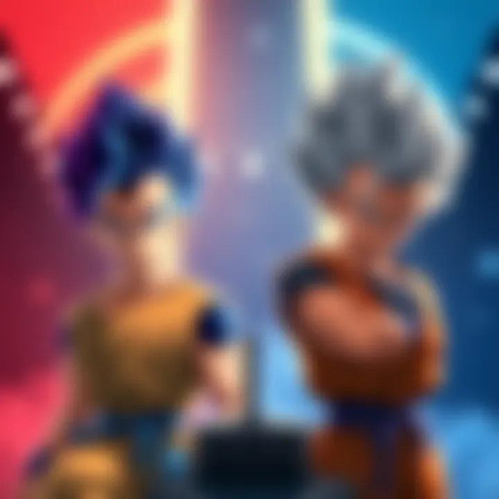 Choosing Between SSJ4 Vegeta and Daima Goku A player weighs the decision to choose SSJ4 Vegeta or Daima Goku, with images of both characters highlighted