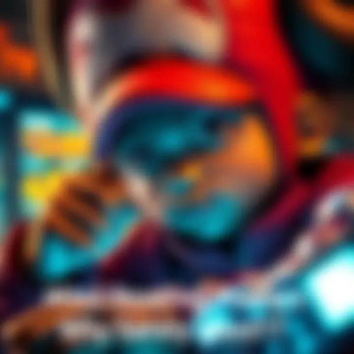 Chopper concentrating while using his mind reading abilities, with a thoughtful expression on his face