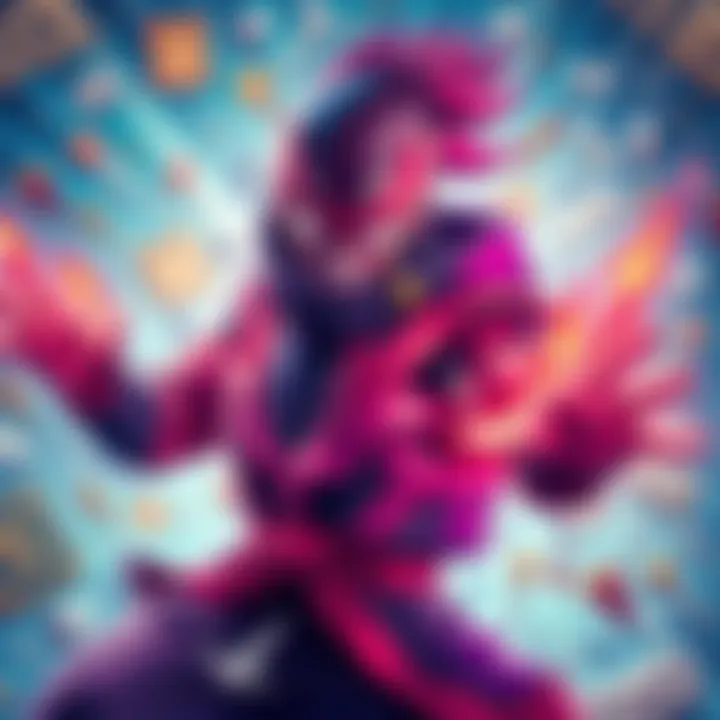 Choso showcasing his powers with a dynamic pose, surrounded by a colorful background of meme elements
