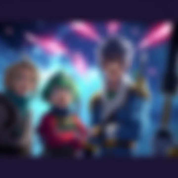 Characters from Chrono2 reacting in shock to unexpected events