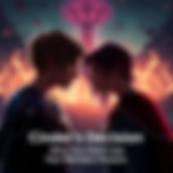 Cinder stands face-to-face with Ruby, hesitating to use her Maiden powers in a tense moment at Haven.