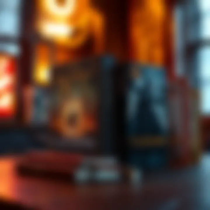 Claymore Box Set Display Claymore box set displayed with custom bookmarks beside it