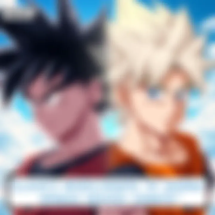 A side-by-side comparison of Cloud and Gohan, highlighting their similar features and styles, sparking fan discussions.