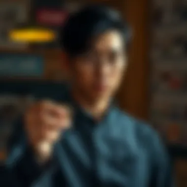 Coin Decision Making A person weighing options with a coin in hand and a thoughtful expression