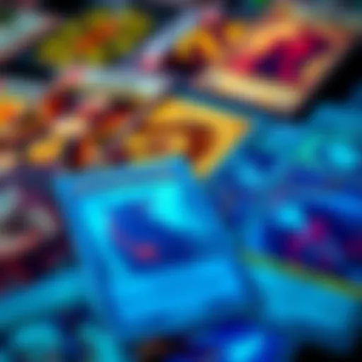 A close-up view of collectible cards including Jotar and Rohan, highlighting their unique designs and possible flaws.