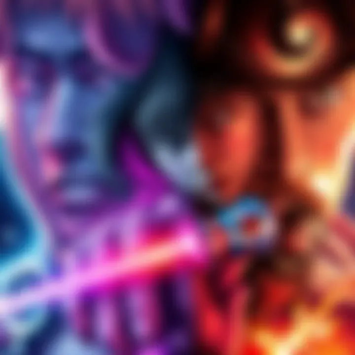 A colorful page showcasing characters and scenes from Chapter 208, enhancing the visual storytelling experience.