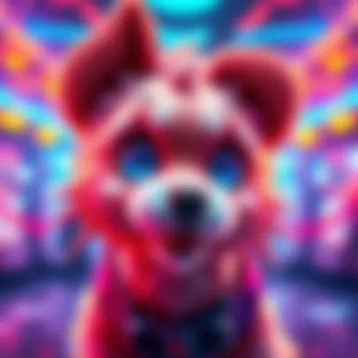 A vibrant and creative artwork that could be used as a thumbnail for Gigi, showcasing bright colors and imaginative design elements.