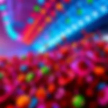 A collection of fun and colorful animated gifs showing various playful animations
