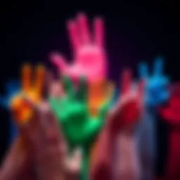 A variety of creative domain handsigns displayed with different colors and designs, showcasing both classic and custom styles.