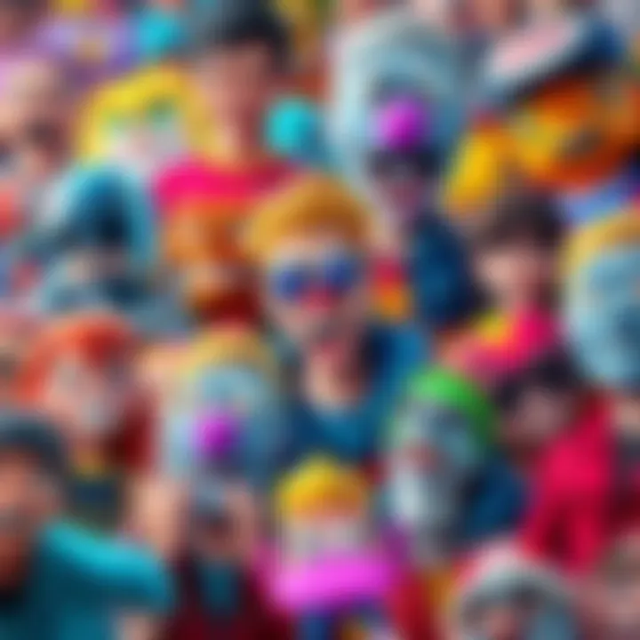 A vibrant collage of popular memes showcasing humor and social commentary, featuring various meme characters like Wojak and Distracted Boyfriend, set against a bright background.