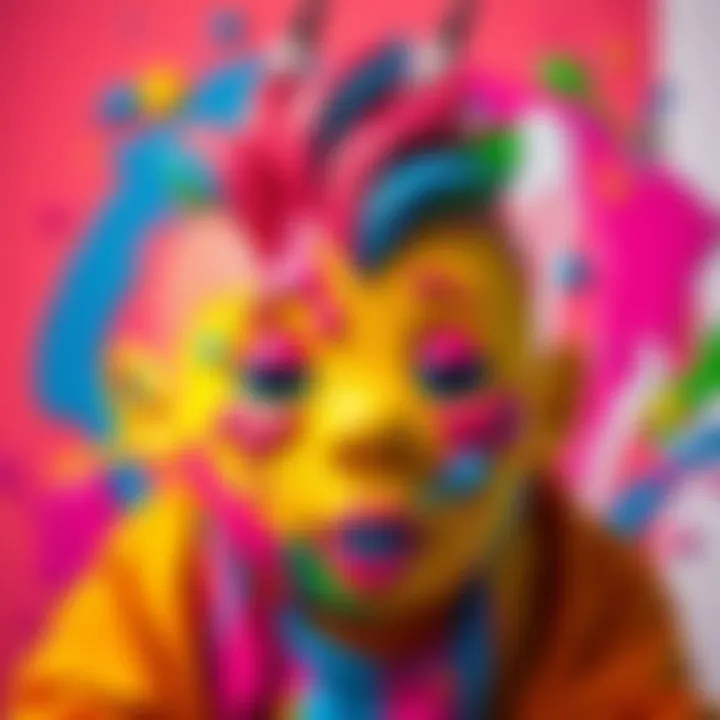 Colorful Paint Meme A funny meme created using Paint showing humorous character designs and bright colors, showcasing creativity and simplicity in digital art.