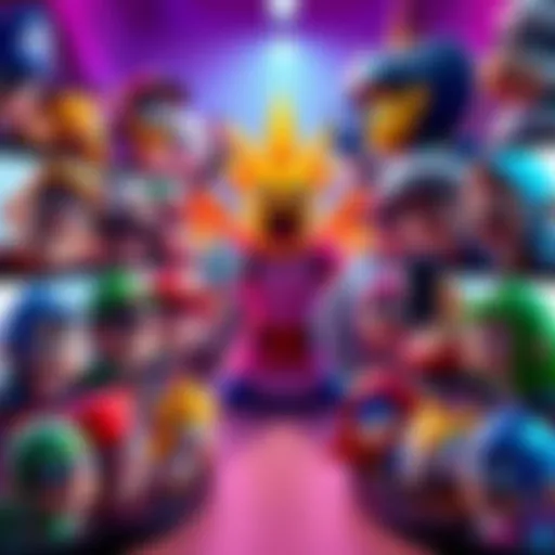 A collection of vibrant YouTube thumbnails featuring various cartoon and game characters designed to attract viewers.