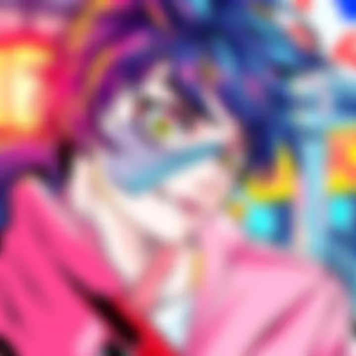 An artist coloring a Manga panel from memory with vibrant colors and unique interpretations