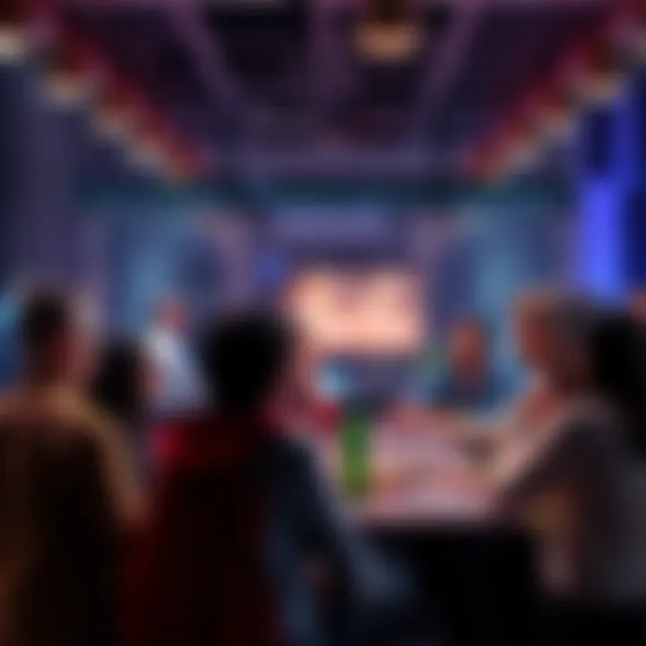 A group of people gathered around a table, discussing the latest update and sharing their opinions.