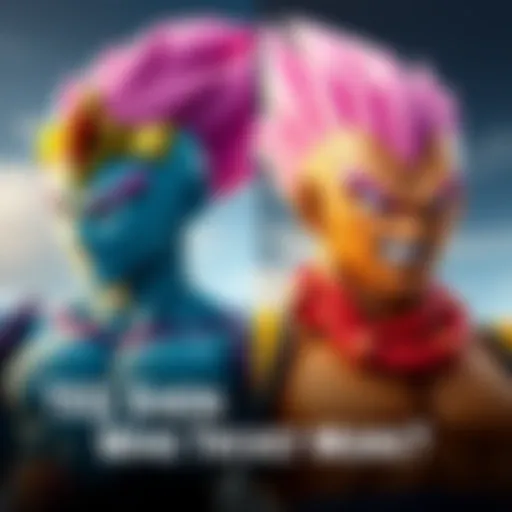 Comparison of TEQ Shen and TEQ Mr. Buu Characters Side-by-side view of TEQ Shen and TEQ Mr. Buu showcasing their unique features and designs