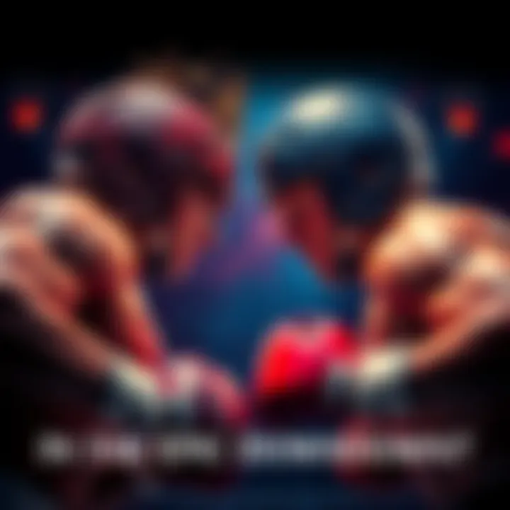 Two strong competitors face off in an exciting contest for the championship title