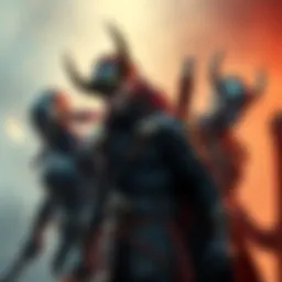 A visual comparison of three gaming characters competing against Loki, showcasing their distinct features and abilities in a dynamic setting.