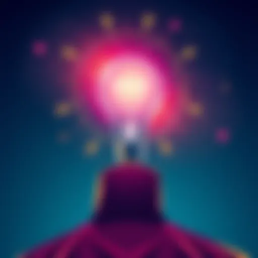 A light bulb glowing above a person's head, symbolizing innovative ideas in 2025.