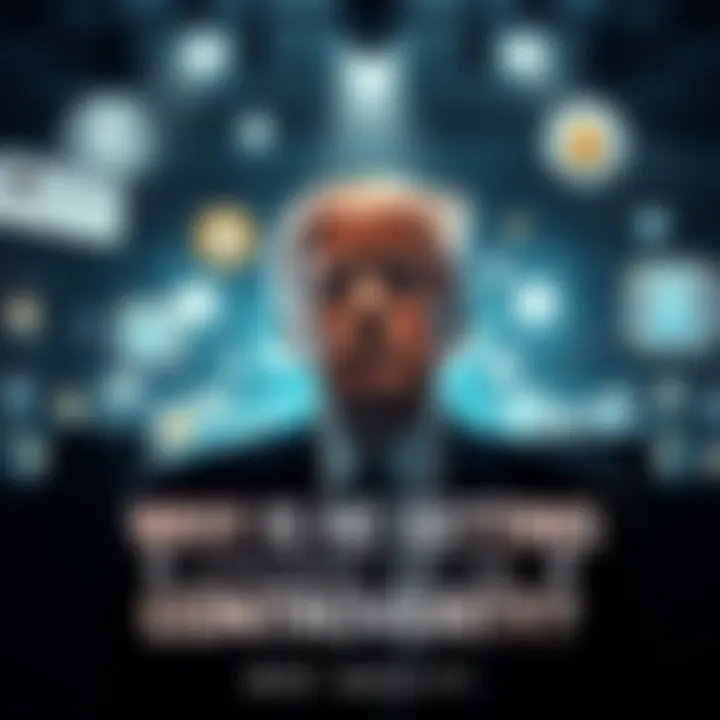 A prominent figure facing public scrutiny surrounded by news headlines and social media comments.