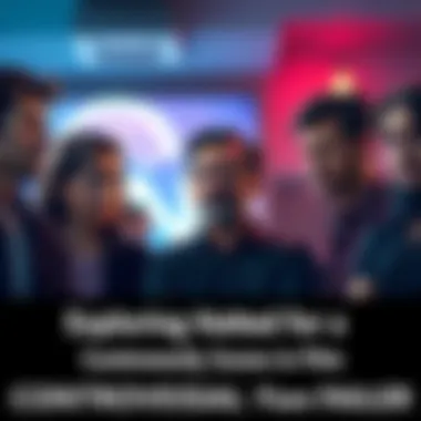 A group of people discussing a film scene with mixed expressions of anger and confusion