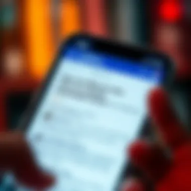 A close-up of a smartphone displaying a heated online discussion about the phrase 'Son of a emerald whore'. Comments and reactions are visible on the screen.