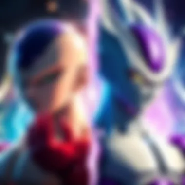 Cooler and Frieza Comparison A side-by-side comparison of Cooler and Frieza, showcasing their distinct looks and features.