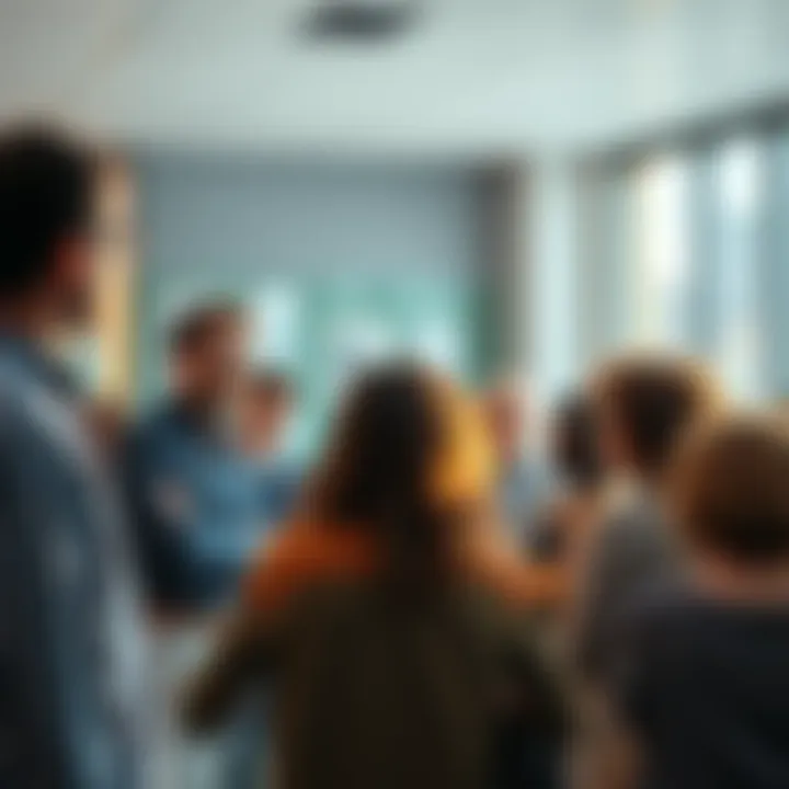 Coping Strategies for 2025 A group of diverse people sharing coping strategies in a bright room, discussing ways to manage stress and build resilience.