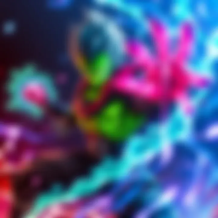 Corrupt Infinite Zamasu character preparing for battle with glowing aura and unique design