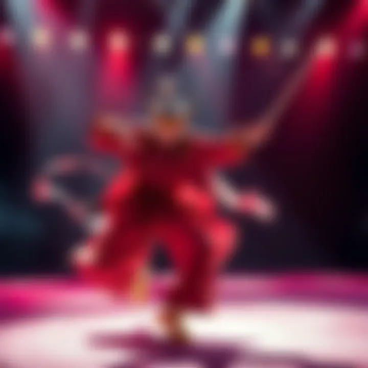 Cosmo showcasing swift movements that resemble Kanoh's style in a dynamic performance