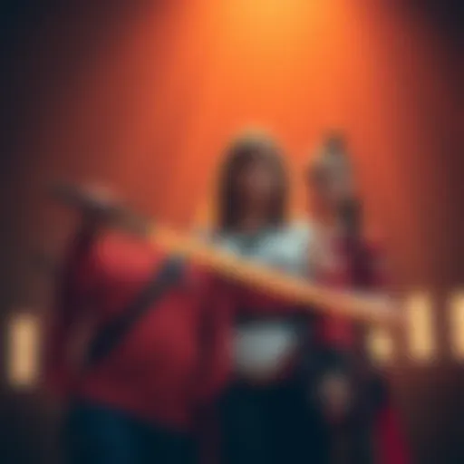 A person in cosplay attire inspired by a character from 'Black Clover', holding a handmade sword, showcasing their weight loss achievement with a supportive partner by their side.