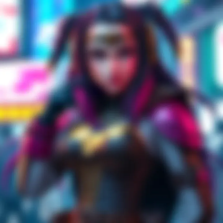 A cosplayer dressed as Nico Robin, showcasing a stylish outfit with a vibrant background, symbolizing their journey in the cosplay community.